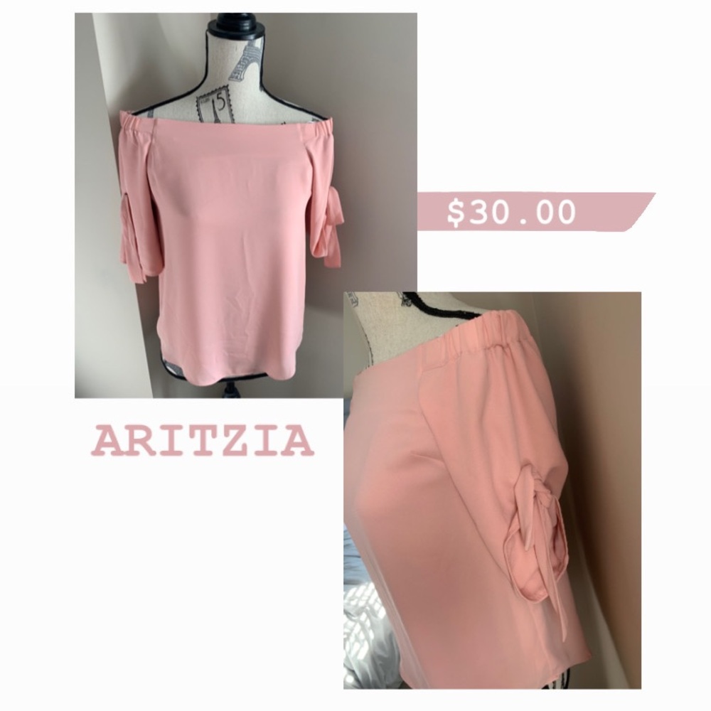 Aritzia off the Shoulder Blouse